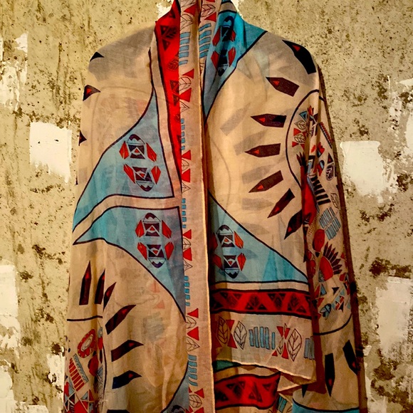 Extra Long and Extra Large Rectangular Scarf NeverUsed - Picture 3 of 12